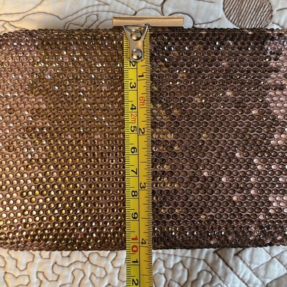 MARCIANO Glass Crystal Small Evening Clutch - Picture 7 of 15